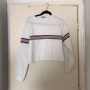 Crop “Tommy” inspired sweater